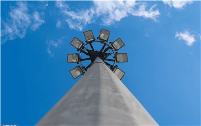 20m LED hög mast ljusstolpe med 400W eller 600W strålkastare